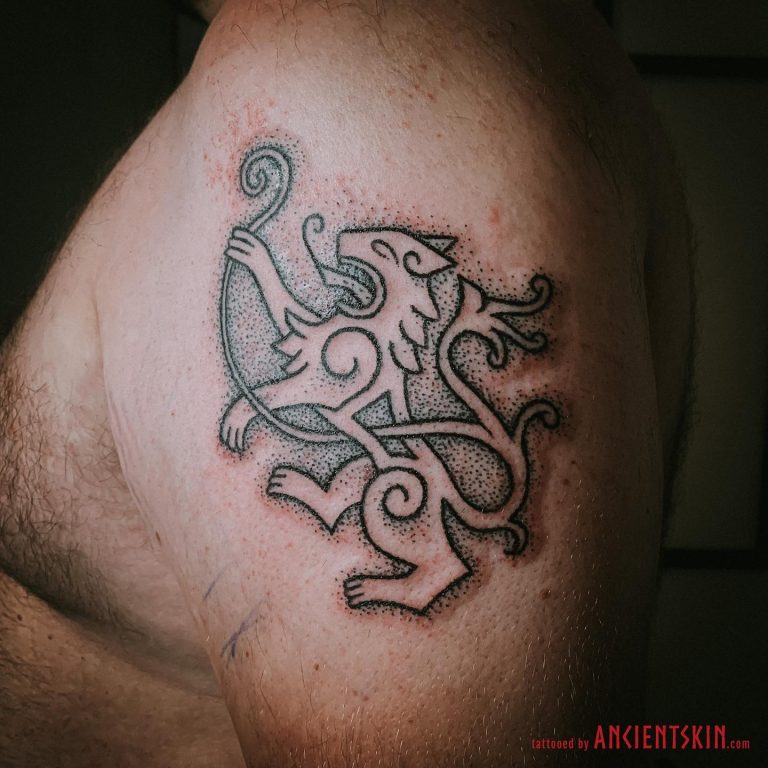 Lion Nordic Tattoo