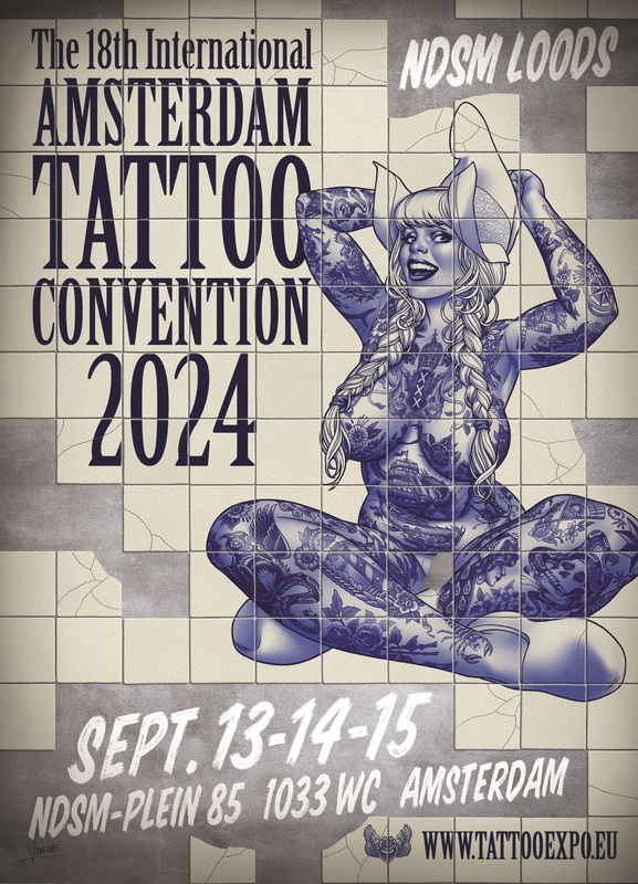 Amsterdam Tattoo Convention - Nordic Tattoo - Colin Dale - Ancientskin - Ihuda Tattoo - Tor Ola Svennevig