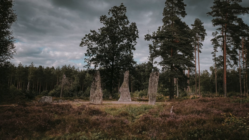 Björketorp Runestone (DR 360 U) in Blekinge, Sweden